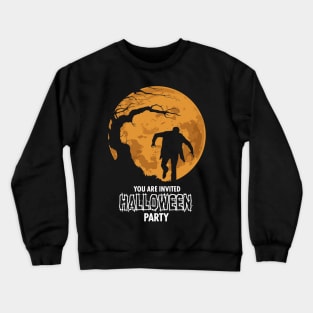 You Are Invited Halloween Party Crewneck Sweatshirt